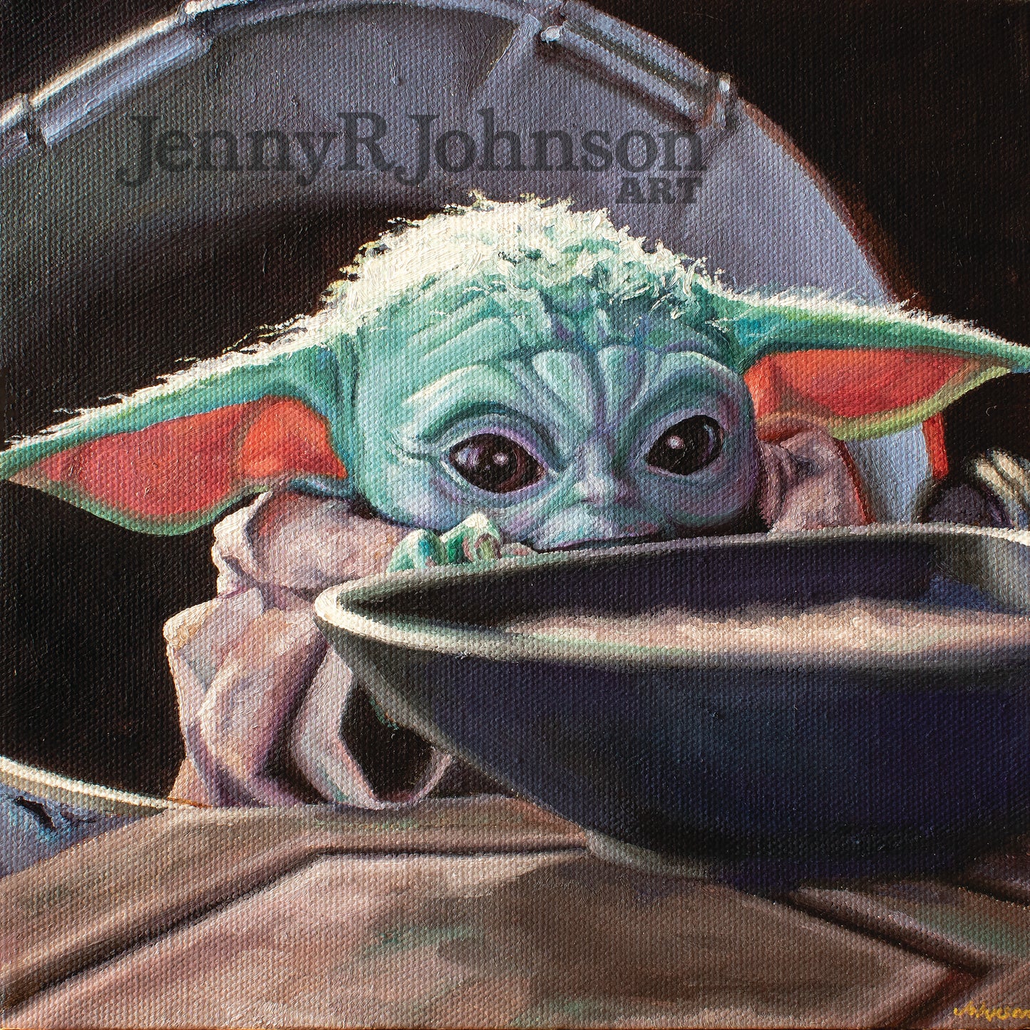 "Lunch" Giclee Print on Canvas