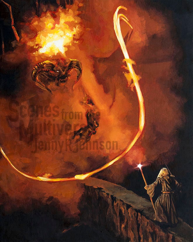 "Drums in the Dark" Art Print