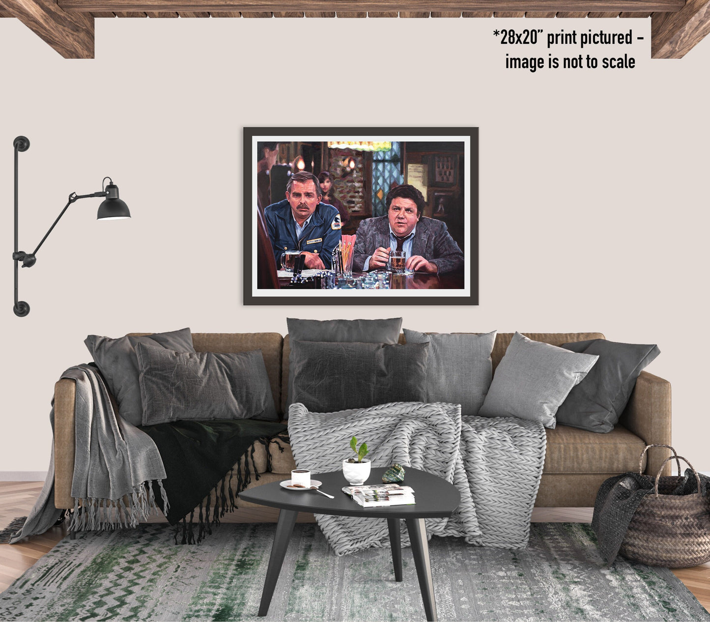Cheers Norm & Cliff Art Print