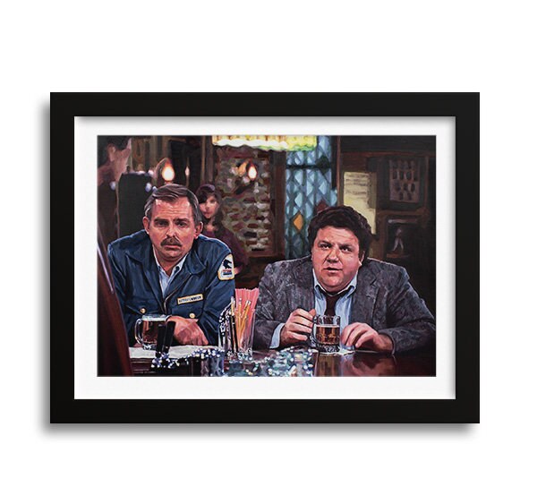 Cheers Norm & Cliff Art Print