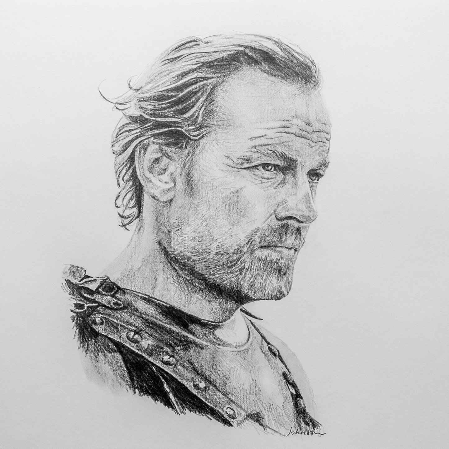 "The Andal" Pencil Portrait Art Print