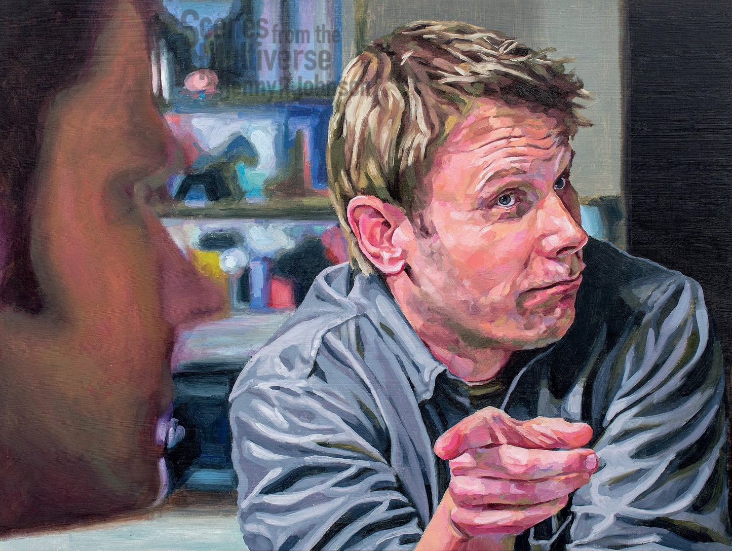 "Pull My Finger" Original Oil Painting