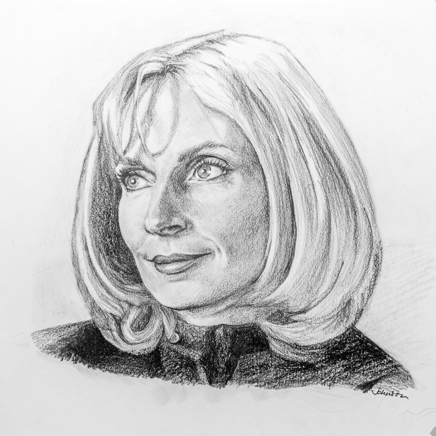 "Crusher" Original Graphite Pencil Drawing