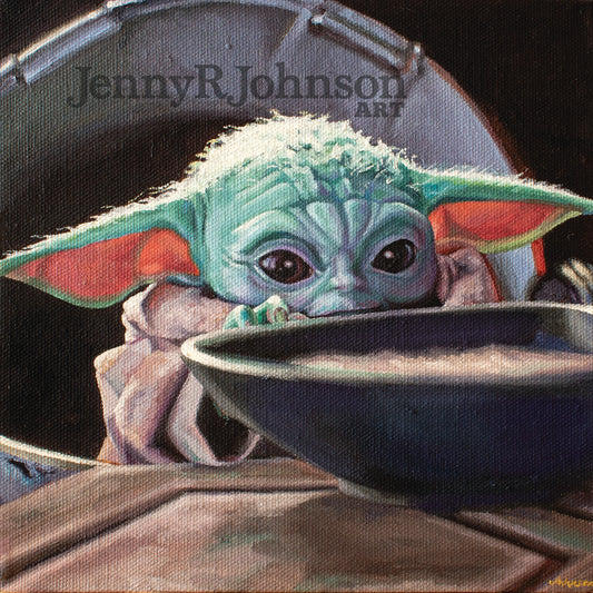 "Lunch" Giclee Print on Canvas
