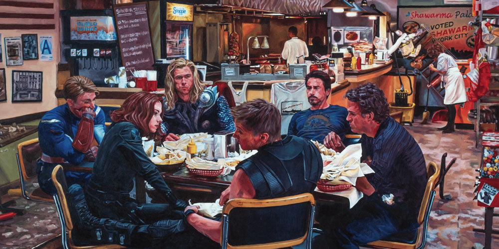 “There's a Shawarma Joint About Two Blocks from Here..." Art Print