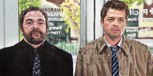 "Together Again... Yay." Original Oil Painting