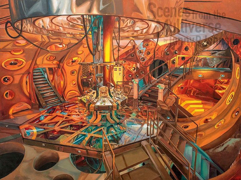 11th TARDIS Art Print