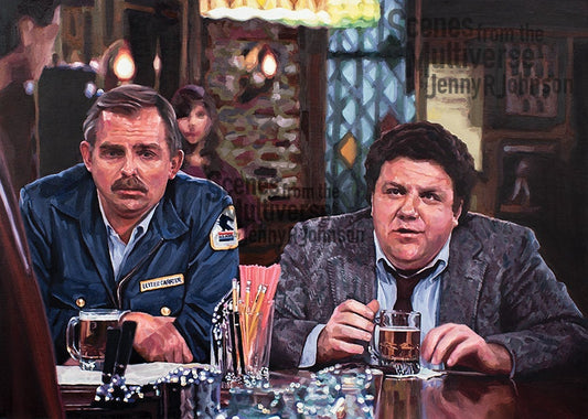 Cheers Norm & Cliff Art Print